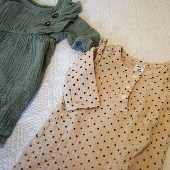 Shein Snap Bottom Rompers - Picture 2 of 5